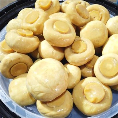 Gesalzene Pilze in Trommeln